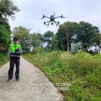 Cartographie du terrain UAV LiDAR GS-260X Nuage de points coloré Coût abordable de grande précision