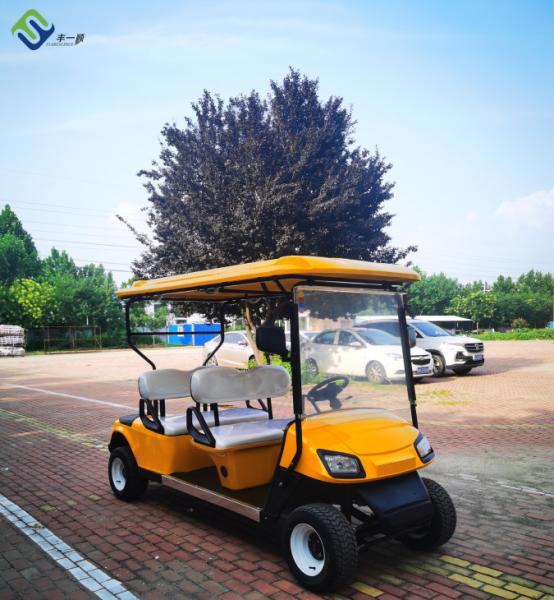 Carrinhos elétricos de golfe ODM 4 lugares LSV Legal para rua com pneus todo terreno