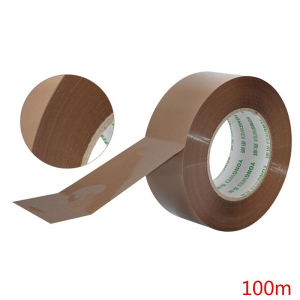 Heavy-Duty 48mm BOPP Shipping Box Packaging Tape Industrial Strength 100m Length for Office Storage Quiet Strong for Moving