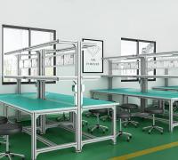 Vibration Proof ESD Workstation Table Stable Measurement Workstation