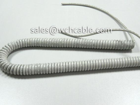UL20698 Massage Chair Interconnection Frequent Moving Spring Cable 80C 90V