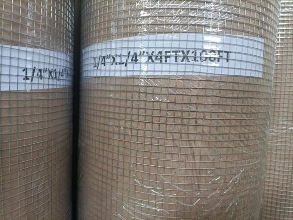 1/4 Inch Retaining Wall Galvanised Weld Mesh Panels 3.0mm Dia