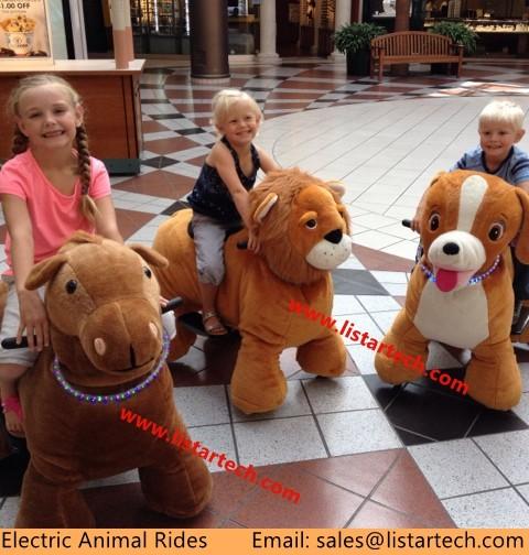 youtube animals plush animals motorized kids rides for shopping center