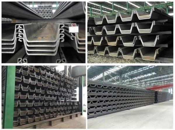China high quality U-type sheet piling hot rolled LARSSEN steel piles