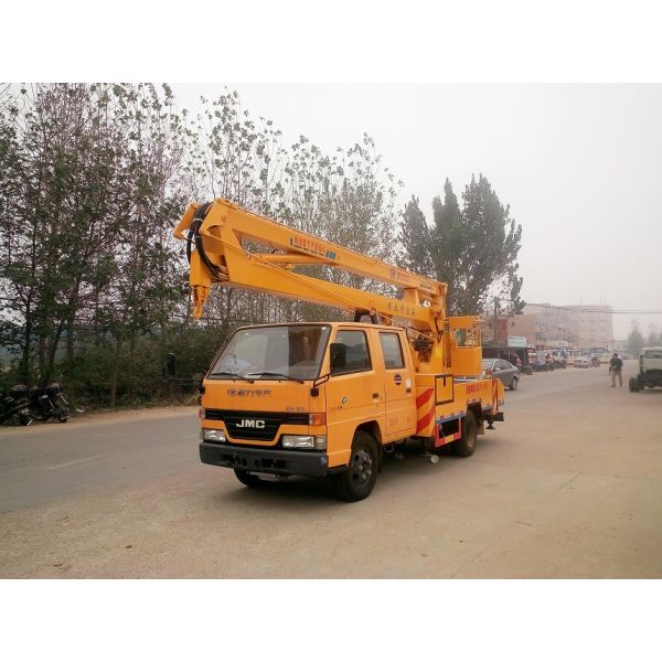 High Altitude Operation Aerial Truck Equipment , JMC 14 Meters Elevating Platform Truck