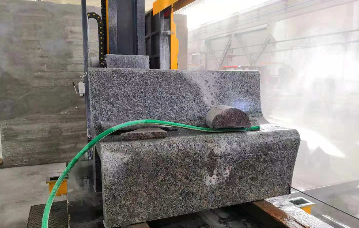 5 Axis CNC Diamond Wire Saw Machine For Cutting And Processing Marble