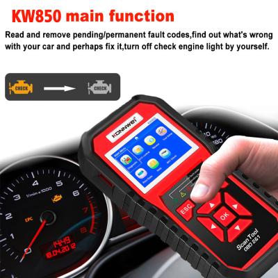 Automotriz OBD2 d'escaner d'outils de véhicule et autel de l'outil AL519 de balayage d'Obd II de scanner de boîte