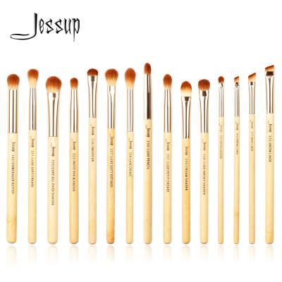 Jessup Bamboo Makeup Brushes Set Full Eye Makeup Kit ODM Available