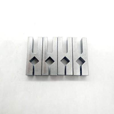 Pillar Fixed Clamp Waist Shaped Hole Customized All Aluminum Material Mounting Base Clamps