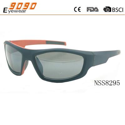 Hot sale style sports sunglasses with plastic frame,UV 400 protection lens