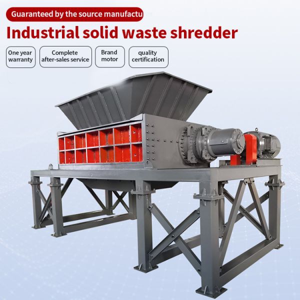 PP Plastic Type Double Shaft Industrial Metal Crusher Machine for Scrap Car Shredding