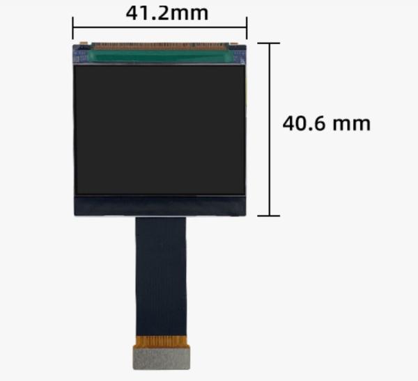 1.89 Inch VR LCD Display 1600*1200 50 PINS MIPI Interface 1000 C/D Brightness