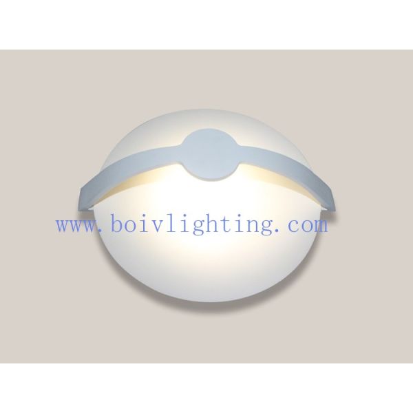 Indoor Modern Minimalist Round Shape Steering Wheel Acrylic LED Wall Lamp