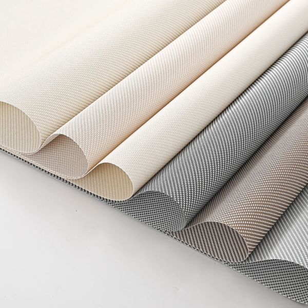 10% Openness Waterproof Flame Retardant Sunscreen Fabric Roller Blind Solar Screen Fabric