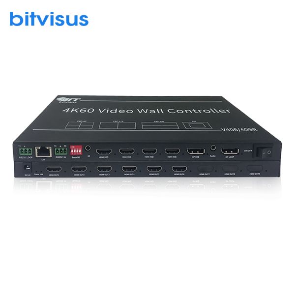 4K60 Video Wall Controller with 9 HDMI Outputs and 3-Year Warranty for Multi-Display Processing