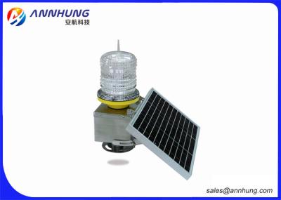 Corpo de aço inoxidável solar da luz de obstrução SUS304 da aviação do diodo emissor de luz DC12V
