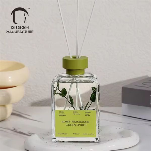 200ml Luxury Home Fragrance Rattan Diffuser Sticks Essential Oil Reed Diffuser Bottle Gift Set