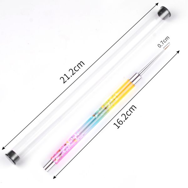 Non Corroding Crystal Liquid Nail Art Pen Kolinsky Acrylic Nail Brush