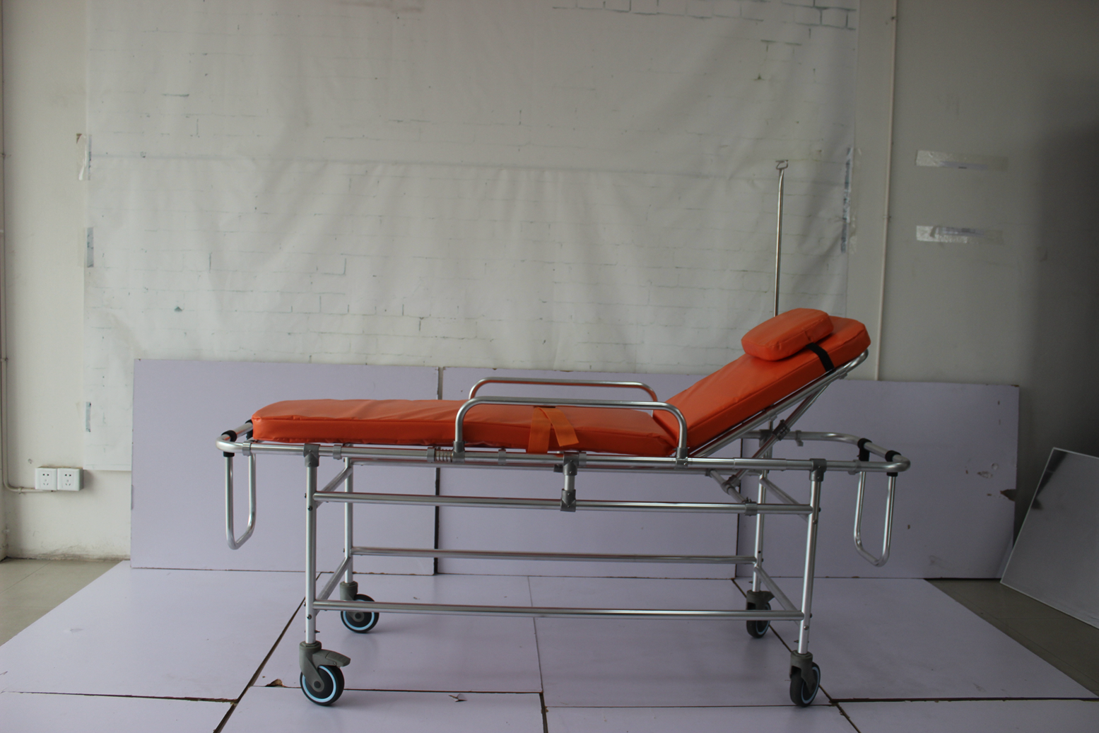 тележка алюминиевого сплава вагонетки переноса носилок больницы 190КМ & 21инч терпеливая не магнитная