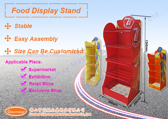 Рекламировать стойку корзины смертной казни через повешение дисплея магазина конфеты снэк-бар