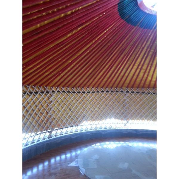4m Diameter Mongolian Domed Tent / Yurt Camping Tent For Living Or Catering
