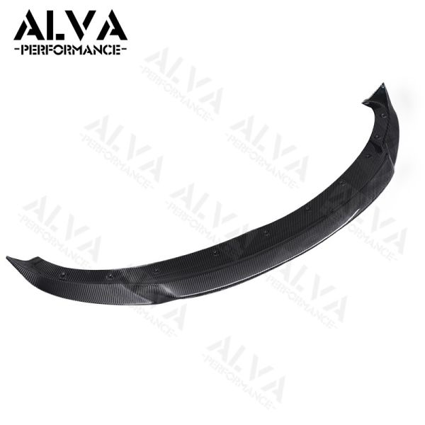 2019 Plus Fit Dry Carbon Fiber Front Lip Splitter Tesla Model 3 Aero Body Kit OEM Fit Twill Glossy No Drilling Required