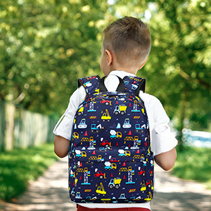 Boy School Backpack Preschool Children Backpack With Lunch Box Pencil Case Three Piece Set