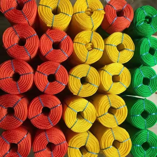 High Strength 3 8 12 Strand PP Polypropylene Nylon Marine Aquaculture Rope Floating Fishing Rope