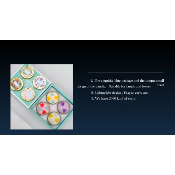 Customized Logo Home Scented Candles Home Fragrance Candles Luxury Four Piece Gift Set