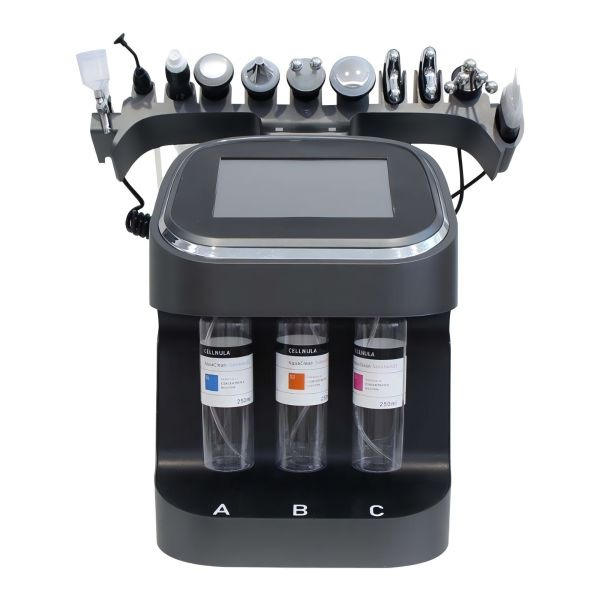 10 In 1 Hydrafacial Machine 350W Hydra Aqua Peel Machine 1 Year Warranty
