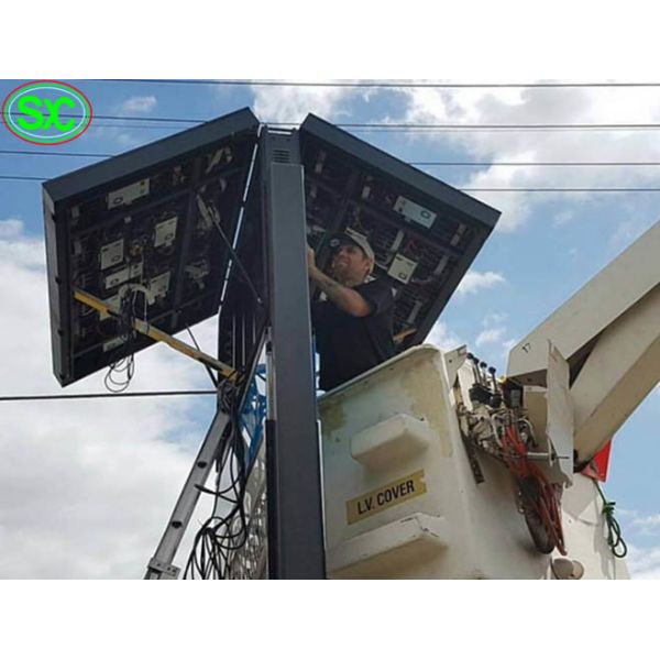 Электронные афиши приведенные П6 цифров удваивают дисплей ИП68 Ладвертисинг стороны водоустойчивый