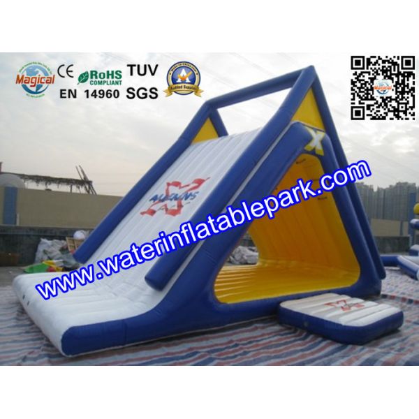 Aqua Park Big Inflatable Aqua Water Slides For Adults , Slip n Slide Inflatables
