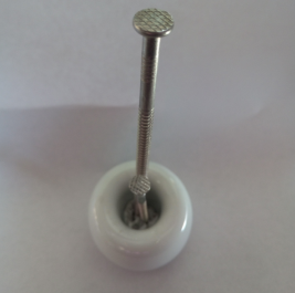 Stainless Checkered Flat Head Nails / Ring Shank Roofing Nails For Wood