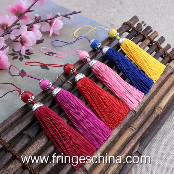 Colorful classical wholesale chinese tassels trimming fringe for bookmark