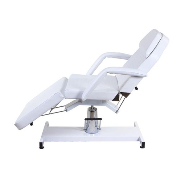 Spa Facial Hydraulic Beauty Therapy Bed With Breathing Hole , White Color