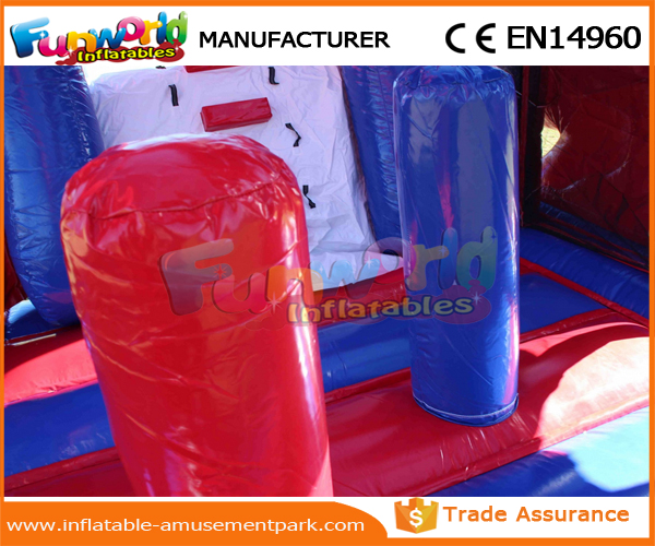 Black and white Inflatable Bouncer Slide / spiderman bouncy jumping castles