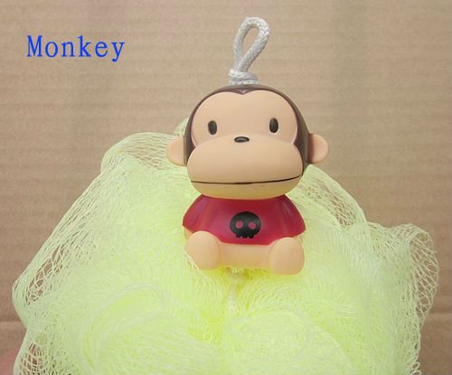 shenzhen Cartoon Bear Bath / Shower Body Puff Sponge Mesh Ball gifts  ICTI factory