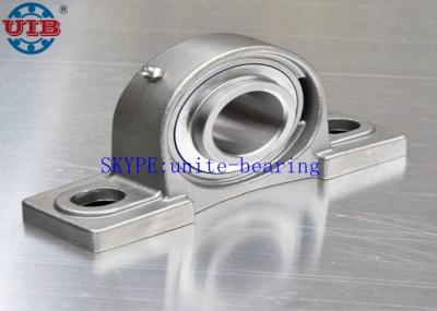 Low Noise SSF204 Bearing Housing Types , Stainless Steel High Precision Bearing Housing