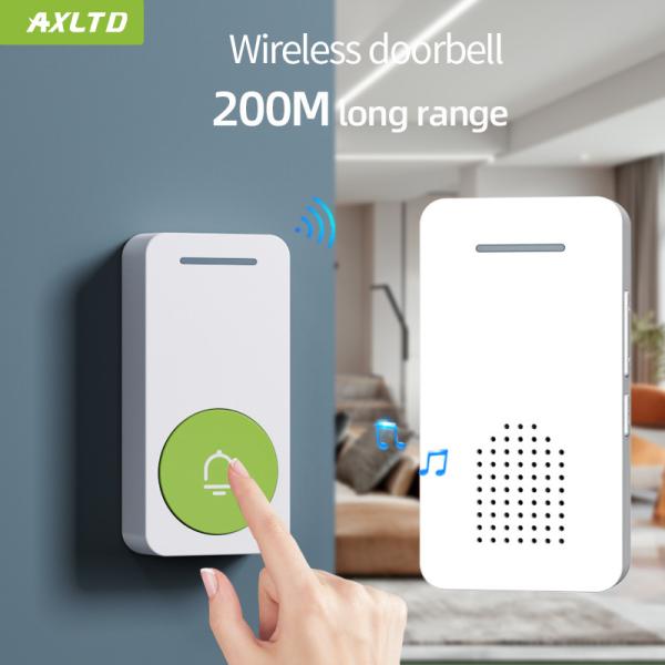 IPX4 à prova d'água 200m Video Doorbell Wireless Long Range 6 cores