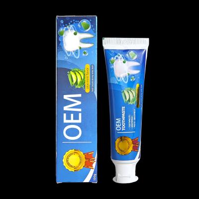 Factory Custom Transparent Aloe Vera Toothpaste with natural ingredients for effective plaque removal and fresh breath suitable for daily oral care routines