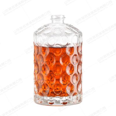 Cor personalizada Garrafa de vinho de vidro transparente de 500 ml para férias de degustação de vinhos