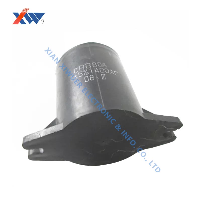 CBB80A 1400 ВПТ диэлектрик AC пленочного конденсатора 1 uF высоковольтный