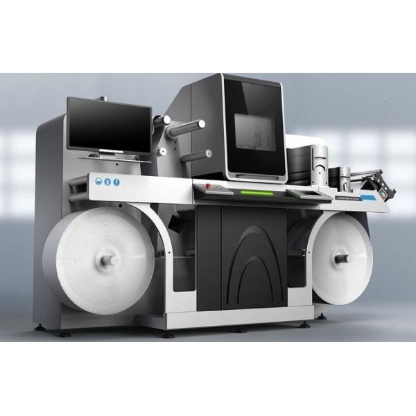 Impressão digital de rolo para rolo máquina 3D de relevo e vernizamento de ponto