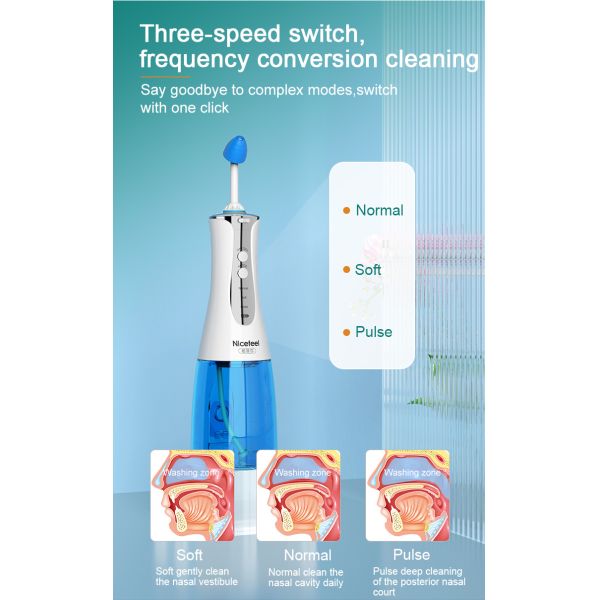 Уборщик Nicefeel 300ml IPX7 водоустойчивый электрический носовой