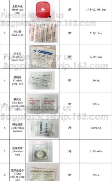 Universal Sterile Disposable Surgical Pack,Medical Kit use as Essential treatment supplies in each pack bagplastics pac