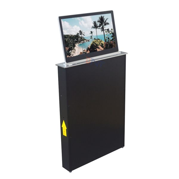 Lift Monitor Desk Lift 15.6 Inch Smart Hidden Motorized Lift Mechanism With Front Camera For Office