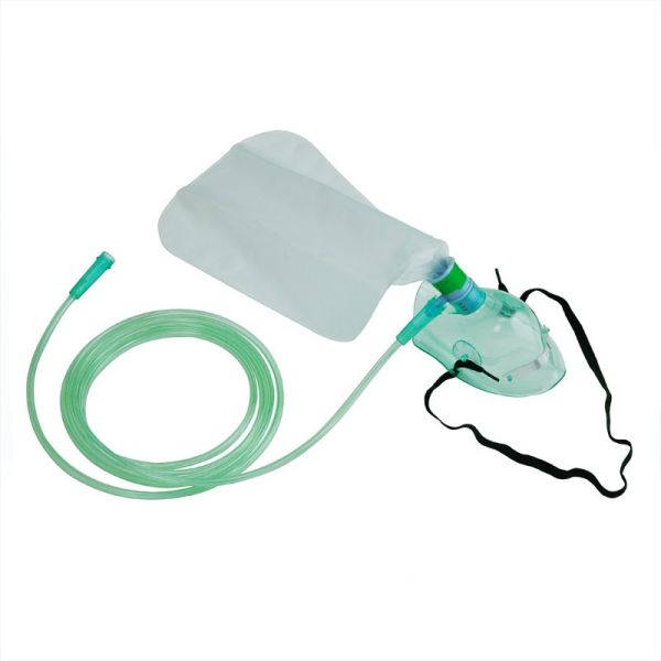 Elongated Non Rebreather Oxygen Face Mask Medical Factory Pediatric /infant / Adult Customized 3 Years With Reservoir Bag EN166