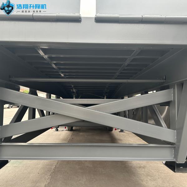 Ergonomic Workflow Optimization 1,200-1,680mm Hydraulic Dock Ramp with Dual Brake Locks