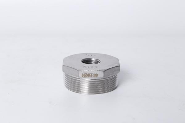 Leak Proof Stainless Steel Threaded Union , Round Stainless Steel Threaded Pipe Fittings