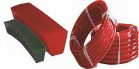 Résistant à l'abrasion Polyuréthane V ceinture de convoyeur industriel PU